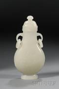 Miniature Jade Covered Vase