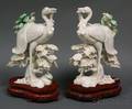 Pair of Jade Cranes