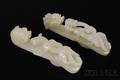Two Jade Garment Hooks