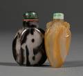 Two Agate Snuff Bottles