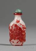 Peking Glass Snuff Bottle