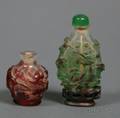 Two Cameo Glass Snuff Bottles