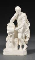 Derby Bisque Figure of Shakespeare