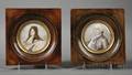 Two Miniature Portraits on Ivory of French Kings