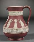 Wedgwood Crimson Jasper Dip Etruscan Jug