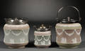 Three Wedgwood Threecolor Jasper Dip Jars