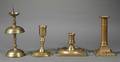 Four Brass Candlesticks