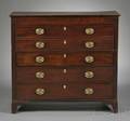 Inlaid Mahogany and Ivory DeskChest