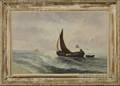 Continental School 20th Century Dutch Vessels at Sea
