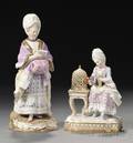 Two Meissen Porcelain Figures