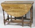 English William and Mary gate leg table ca 1730