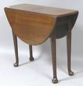 George II mahogany drop leaf table ca 1750