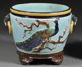 Holdcroftstyle Majolica Jardiniere