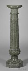 Classical Green Marble Pedestal