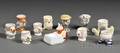 Collection of Thirtyfour Ceramic and Glass Egg Cups