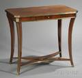 Russian Neoclassical Brassmounted Mahogany Side Table