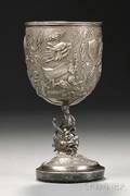 Chinese Export Silver Goblet