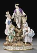 Meissen Porcelain Figural Group
