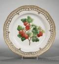 Set of Twelve Royal Copenhagen Flora Danica Luncheon Plates