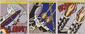 Roy Lichtenstein American 19231997 As I Opened Fire A Triptych