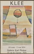 After Paul Klee Swiss 18791940 Galerie Karl Flinker Exhibition Poster