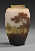 Galle Cameo Glass Vase