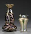 Two Wilhelm Kralik Attributed Art Nouveau Vases