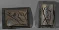 Robert Fachard French b 1921 Lot of Two BasRelief Plaques 196061