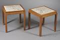 Pair of End Tables probably Ed Wormley and Marie Linna