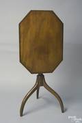 Salem Federal mahogany candlestand ca 1800