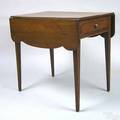 Mid Atlantic Federal walnut pembroke table ca 1800