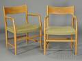 Early Hans Wegner Armchairs