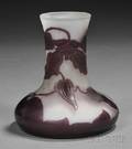 Galle Cameo Glass Vase