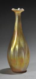 Tiffany Gold Favrile Vase