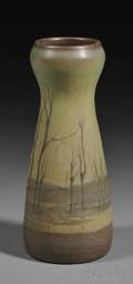 Rookwood Pottery Scenic Vellum Vase