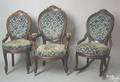 Six Victorian chairs