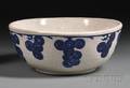 Dedham Pottery Grape Pattern Decorated Bowl