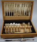 Gorham Chantilly Pattern Sterling Silver Boxed Flatware Service for Twelve