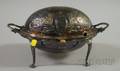 English Silverplated Domeform Bun Warmer