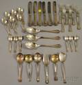 Thirtythree Pieces of Assorted Sterling Silver Flatware
