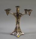 Silverplated Fivelight Candelabra