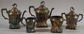 Fivepiece Rogers Silverplated Renaissance Revival Tea and Coffee Set