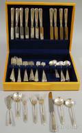 Weidlich Lenox Pattern Sterling Silver Boxed Flatware Service for Twelve