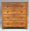 Empire Mahogany Veneer and Pine Fourdrawer Bureau