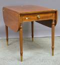 Federal Mahogany Dropleaf Table with End Drawer