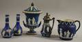 Five Wedgwood Dark Blue Jasper Dip Items