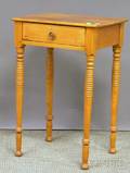 Federal Maple and Pine Onedrawer Stand