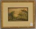 19th20th Century American School Watercolor on Paper Portrait of a House