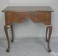 Queen Anne style walnut dressing table