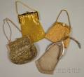 Four Antique Beaded and Mesh Purses